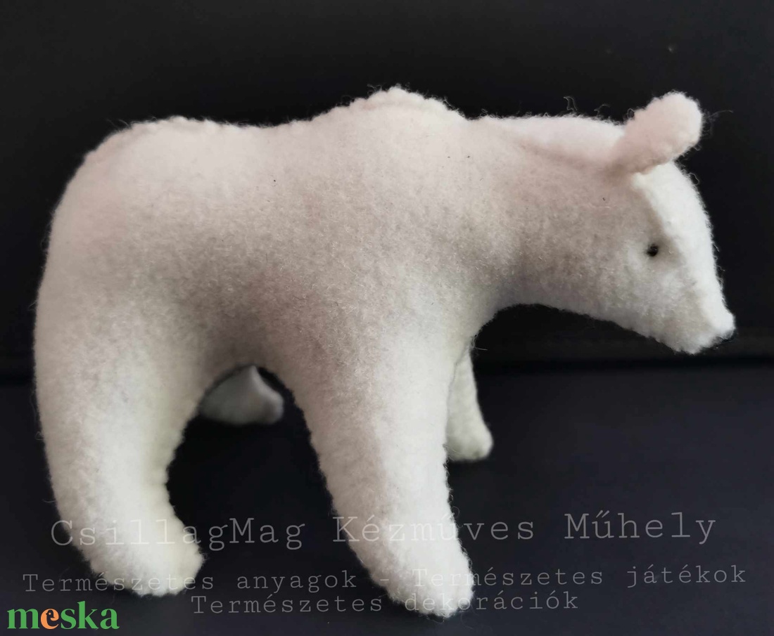 JEGESMEDVE ÁLLATKERTI ÁLLATOK-SOROZAT TERMÉSZETES ANYAGOKBÓL (GYAPJÚFILC, GYAPJÚ) ZOO NEMEZJÁTÉK GYAPJÚFILCJÁTÉK NEMEZ - játék & sport - plüssállat & játékfigura - más figura - Meska.hu JEGESMEDVE ÁLLATKERTI ÁLLATOK-SOROZAT TERMÉSZETES ANYAGOKBÓL (GYAPJÚFILC, GYAPJÚ) ZOO NEMEZJÁTÉK GYAPJÚFILCJÁTÉK NEMEZ - játék & sport - plüssállat & játékfigura - más figura - Meska.hu