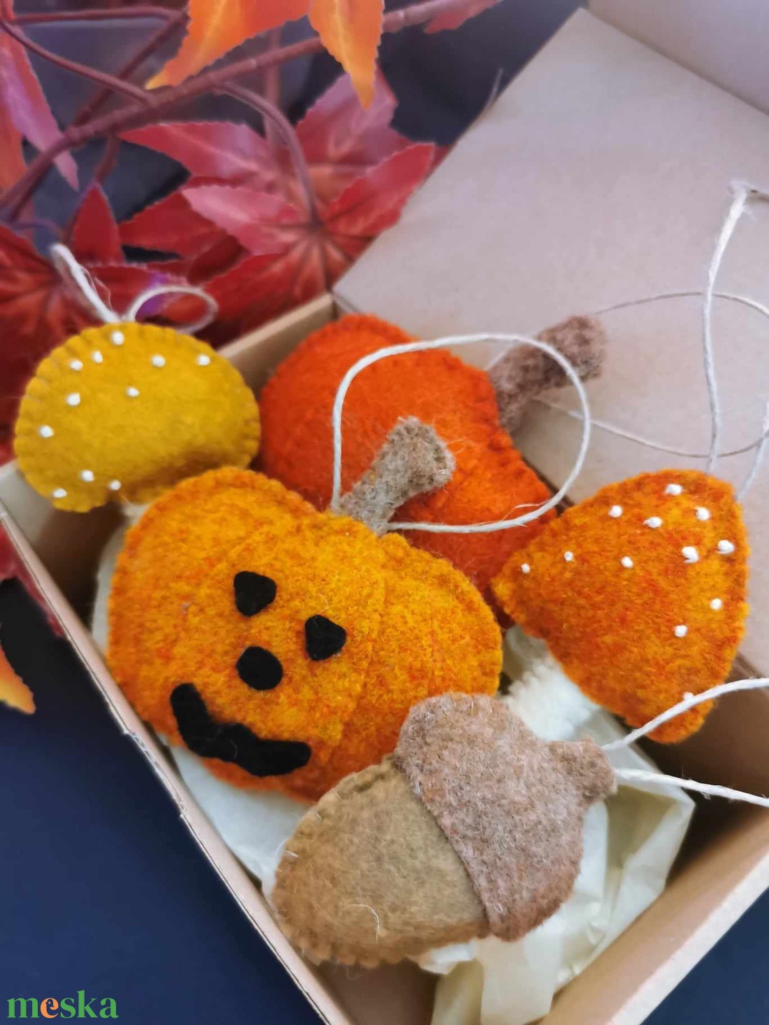ŐSZI DEKORÁCIÓ 5 DB/SZETT SÜTŐTÖKKEL, HALLOWEEN TÖKKEL, MAKKAL, SZÍNES GOMBÁKKAL TERMÉSZETES ANYAGOKBÓL NEMEZDEKORÁCIÓ - otthon & életmód - dekoráció - fali és függő dekoráció - függődísz - Meska.hu ŐSZI DEKORÁCIÓ 5 DB/SZETT SÜTŐTÖKKEL, HALLOWEEN TÖKKEL, MAKKAL, SZÍNES GOMBÁKKAL TERMÉSZETES ANYAGOKBÓL NEMEZDEKORÁCIÓ - otthon & életmód - dekoráció - fali és függő dekoráció - függődísz - Meska.hu