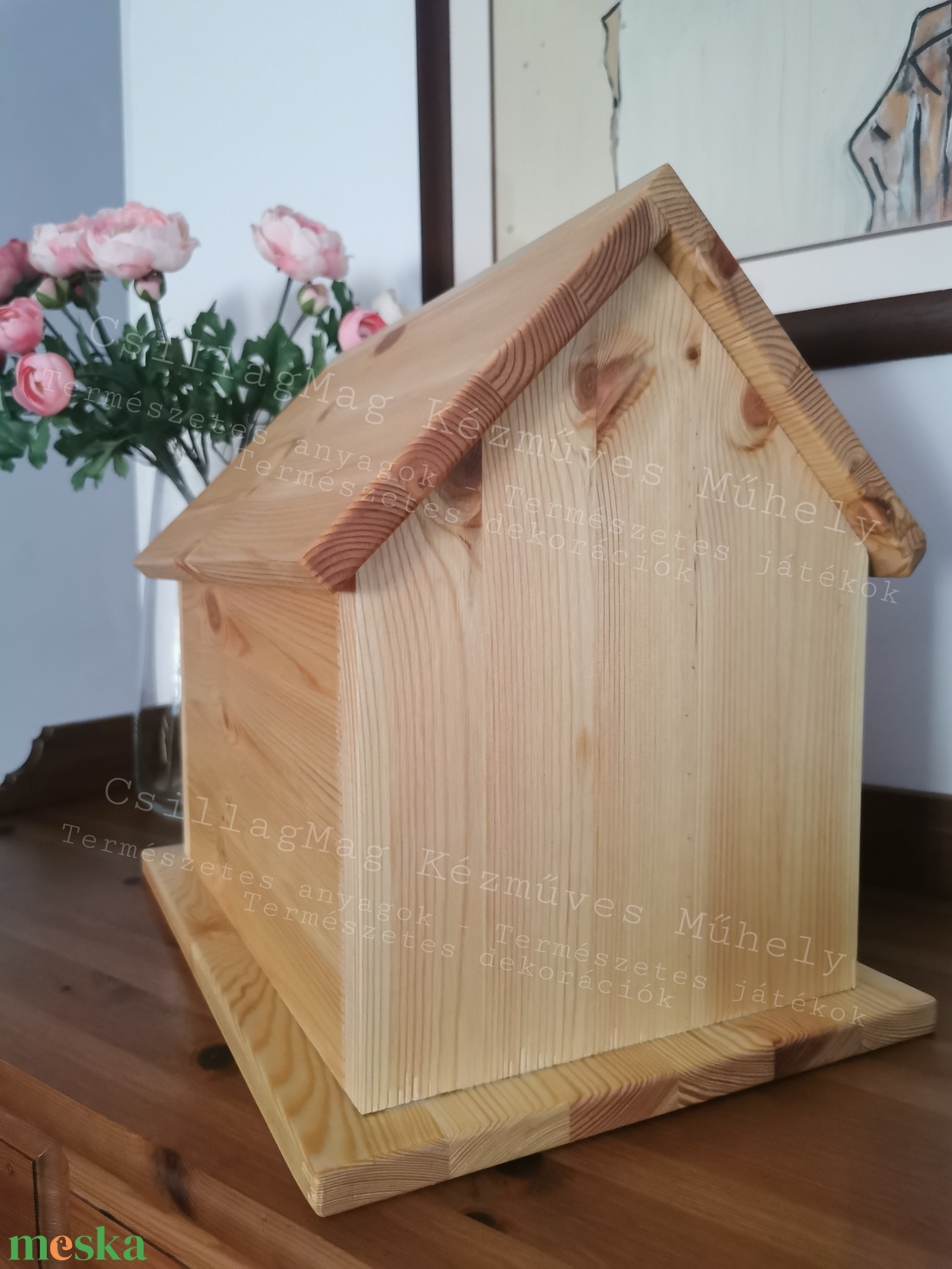 CsillagMag CsillagFarm Meseház Fajáték Babaház Farmház Természetes játék Waldorf Istálló  - játék & sport - baba & babaház - babaház - Meska.hu