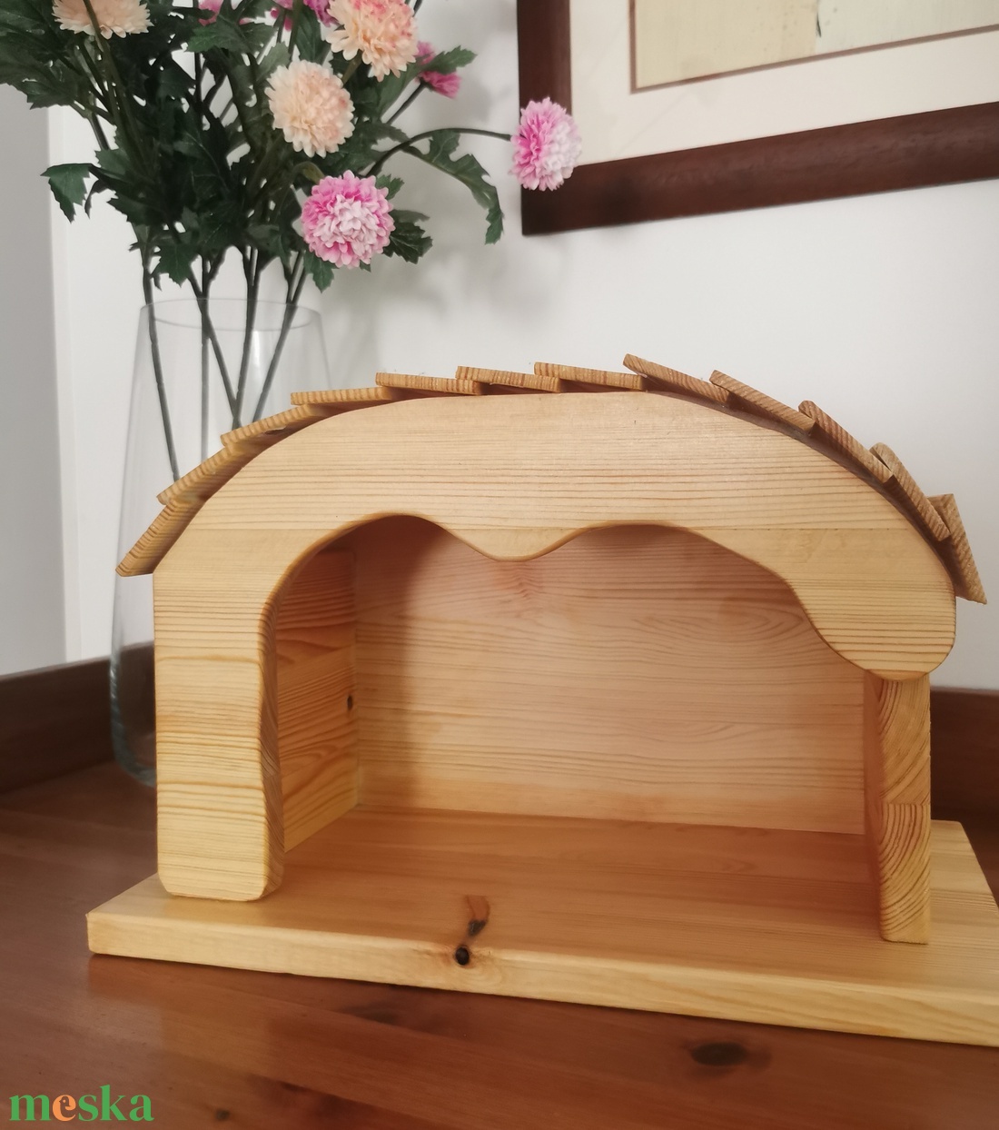 CsillagMag Betlehemi Mesevilág - Betlehemi Meseház + Szent Család + Három királyok 7 db/szett advent karácsony Waldorf  - karácsony - karácsonyi lakásdekoráció - karácsonyi falu, házikó - Meska.hu