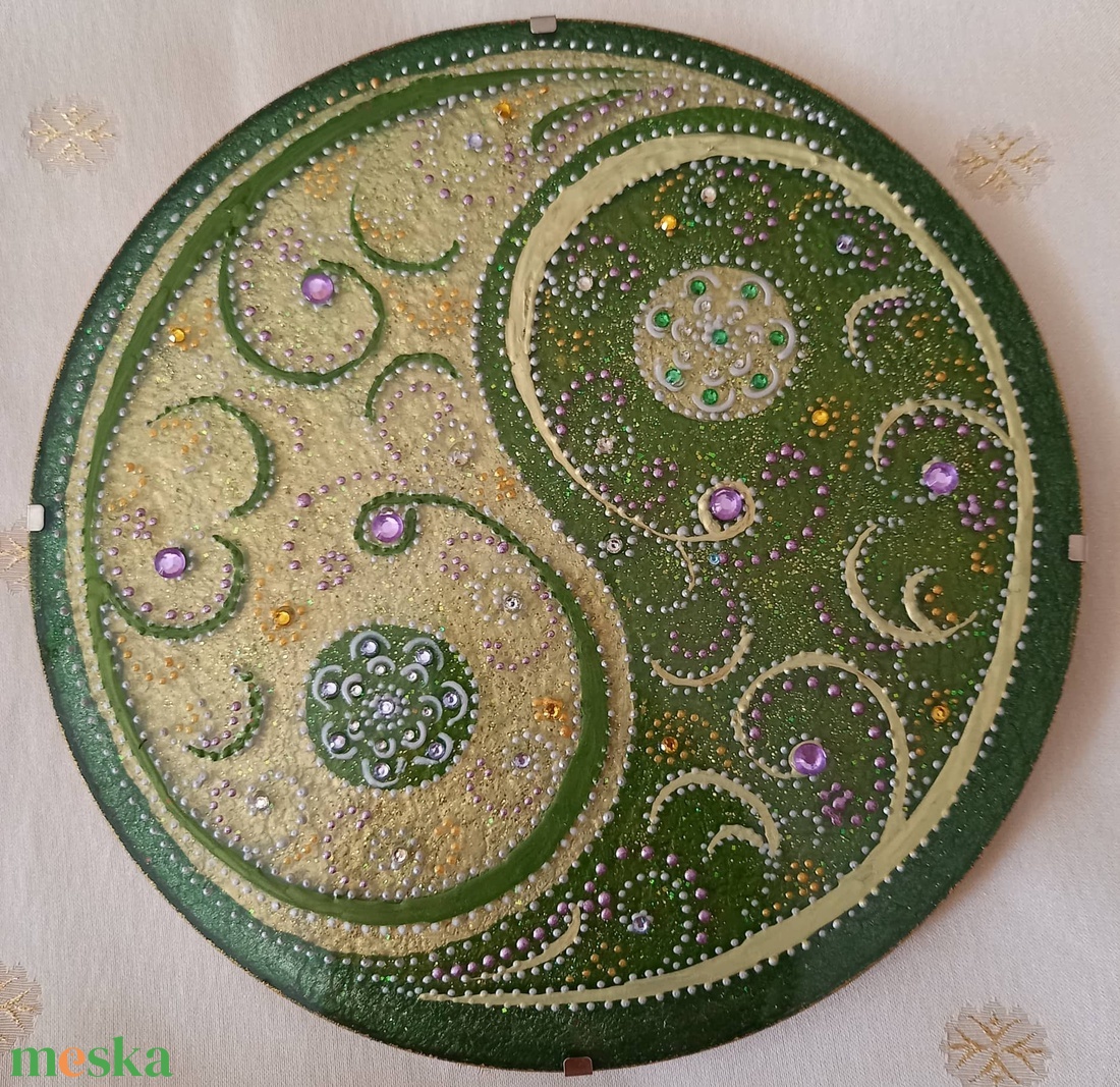 Jin-Jang Mandala - otthon & életmód - dekoráció - Meska.hu Jin-Jang Mandala - otthon & életmód - dekoráció - Meska.hu