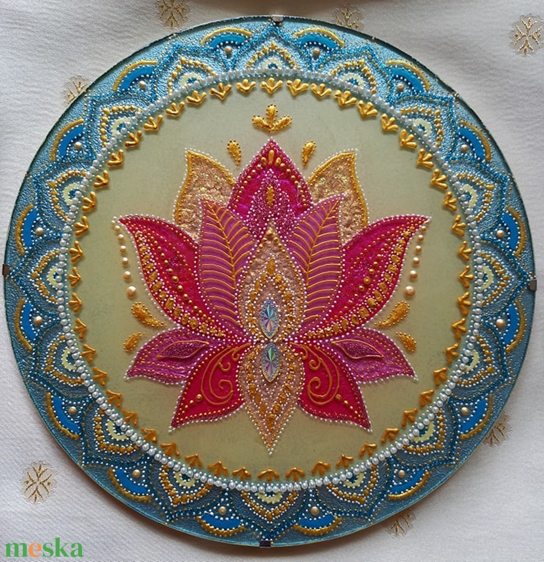 Lótusz Mandala - otthon & lakás - dekoráció - ajtó- és ablak dekoráció - ablakdísz - Meska.hu Lótusz Mandala - otthon & lakás - dekoráció - ajtó- és ablak dekoráció - ablakdísz - Meska.hu