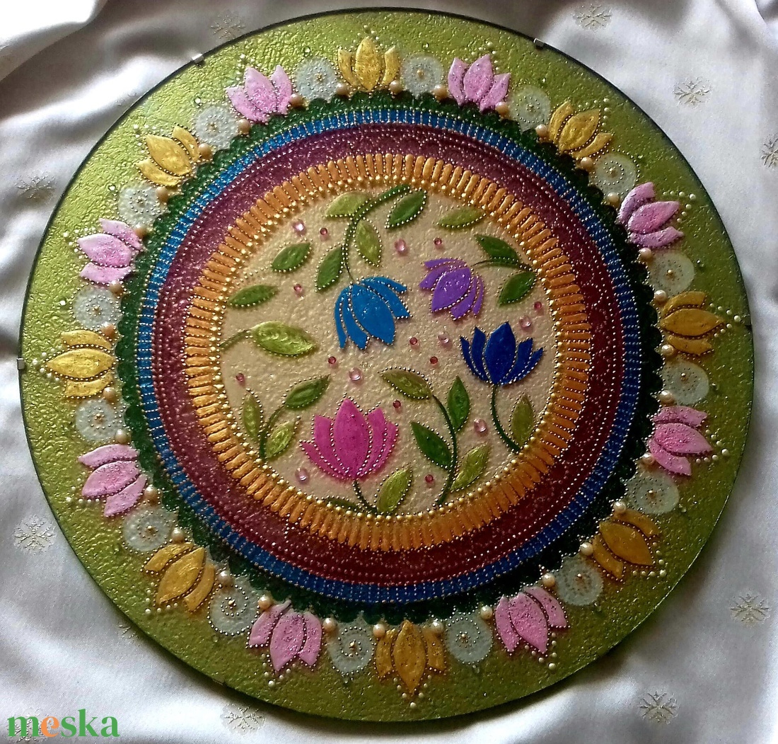 Virágoskert Mandala - otthon & életmód - dekoráció - spiritualitás - mandala - Meska.hu