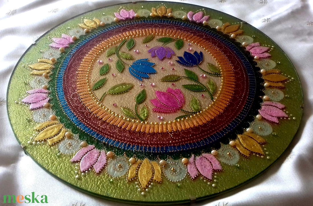 Virágoskert Mandala - otthon & életmód - dekoráció - spiritualitás - mandala - Meska.hu