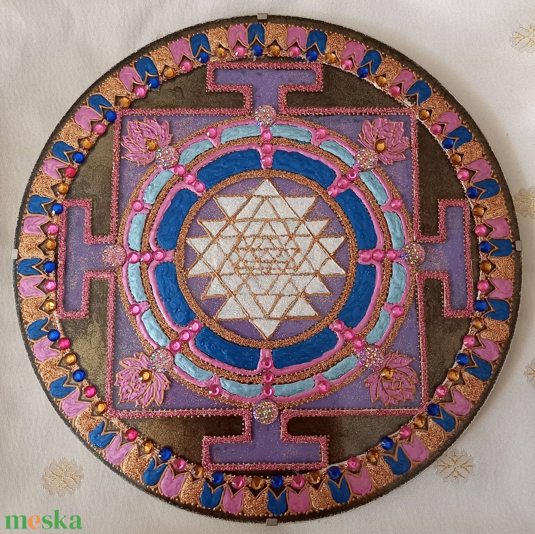 Sri Yantra Mandala - otthon & életmód - dekoráció - spiritualitás - mandala - Meska.hu Sri Yantra Mandala - otthon & életmód - dekoráció - spiritualitás - mandala - Meska.hu