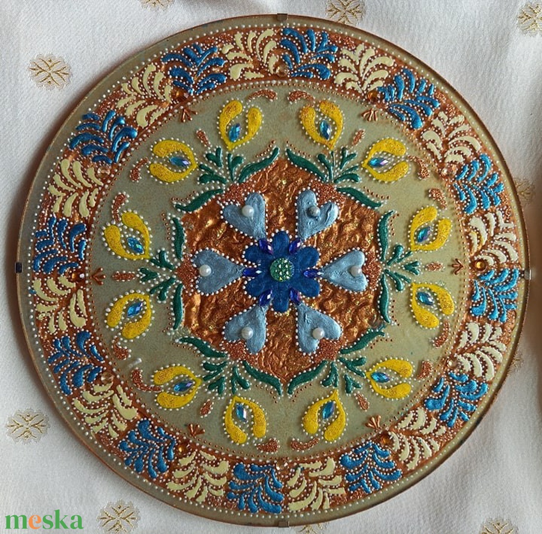 Virágos Mandala - otthon & életmód - dekoráció - spiritualitás - mandala - Meska.hu