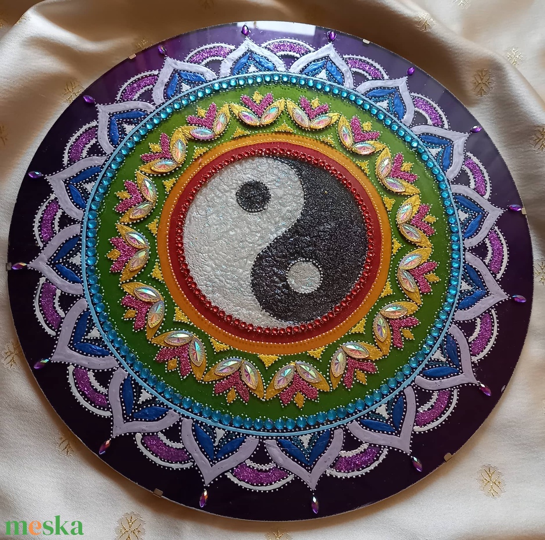 Jin-Jang Mandala - - Meska.hu Jin-Jang Mandala - - Meska.hu