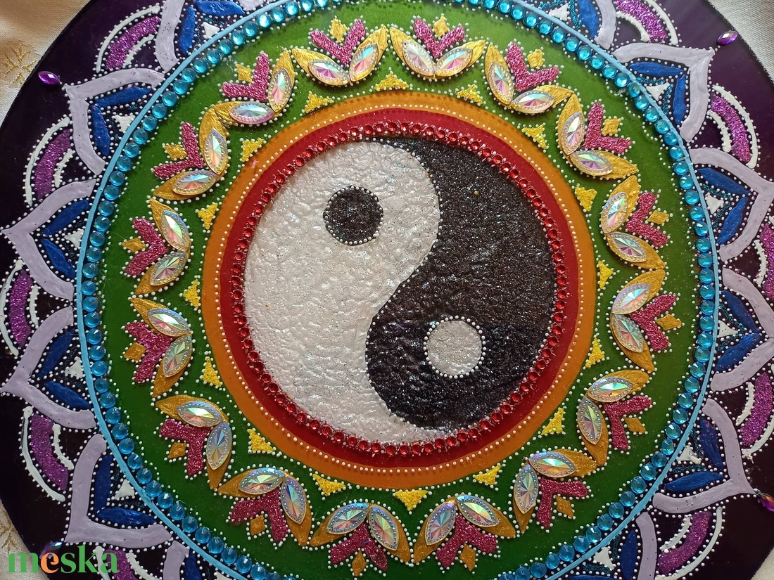 Jin-Jang Mandala - - Meska.hu Jin-Jang Mandala - - Meska.hu