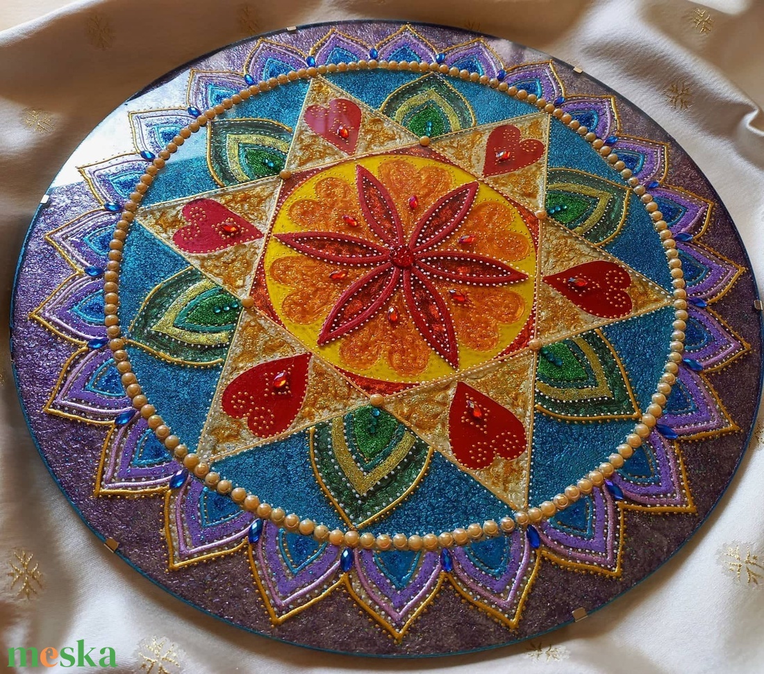 Bőség Mandala - otthon & lakás - dekoráció - spiritualitás - mandala - Meska.hu