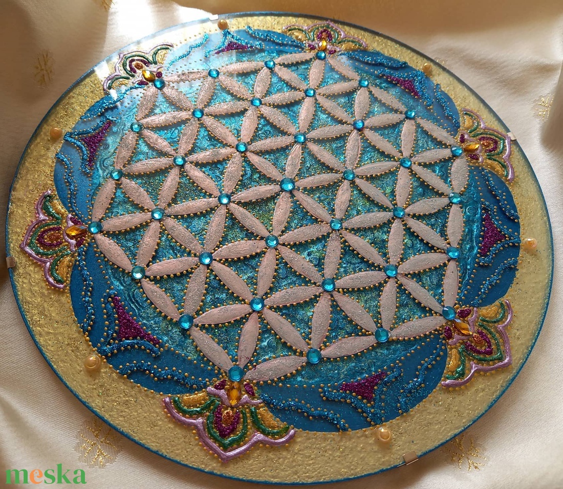 Életvirág Mandala - otthon & életmód - dekoráció - spiritualitás - mandala - Meska.hu