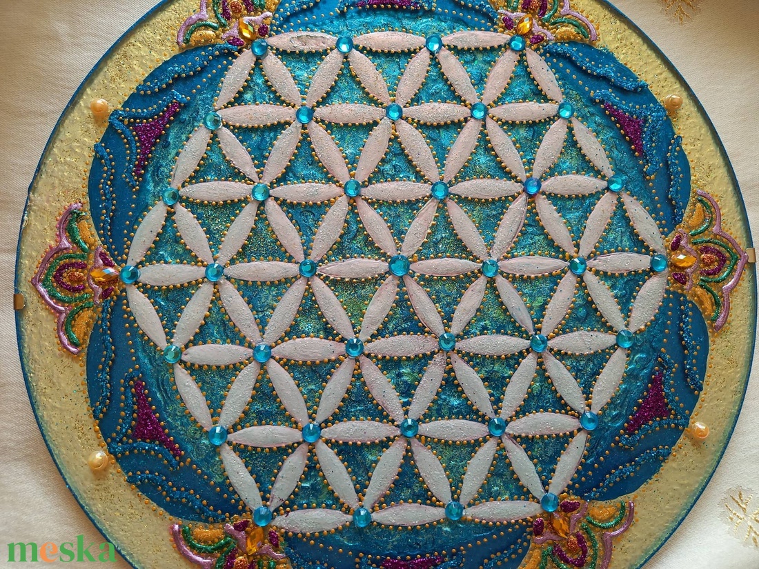 Életvirág Mandala - otthon & lakás - dekoráció - spiritualitás - mandala - Meska.hu