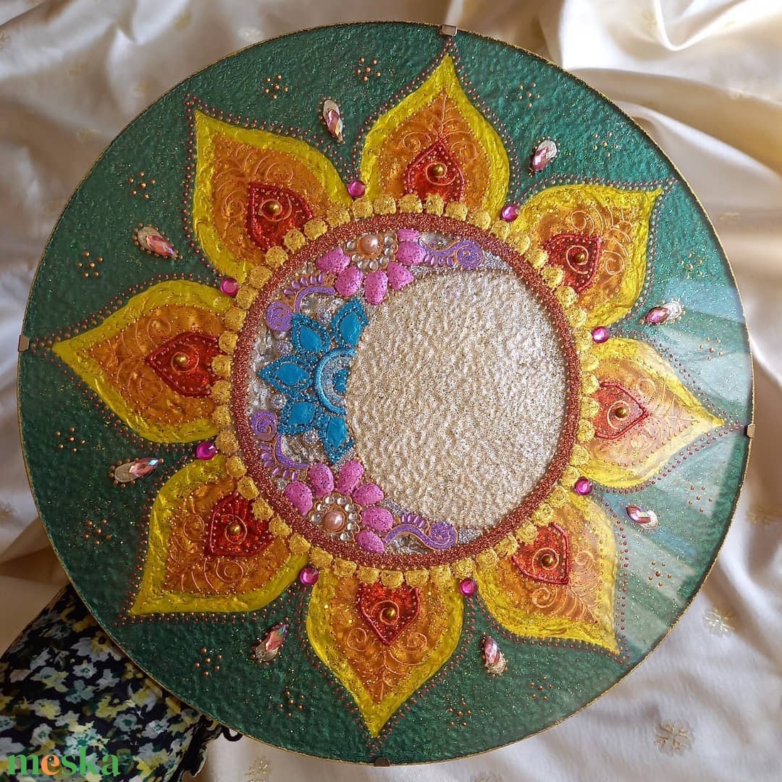 Nap-Hold Mandala - otthon & életmód - dekoráció - spiritualitás - mandala - Meska.hu Nap-Hold Mandala - otthon & életmód - dekoráció - spiritualitás - mandala - Meska.hu