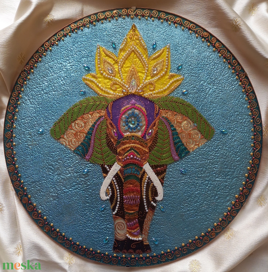 Elefántos Mandala - otthon & életmód - dekoráció - spiritualitás - mandala - Meska.hu