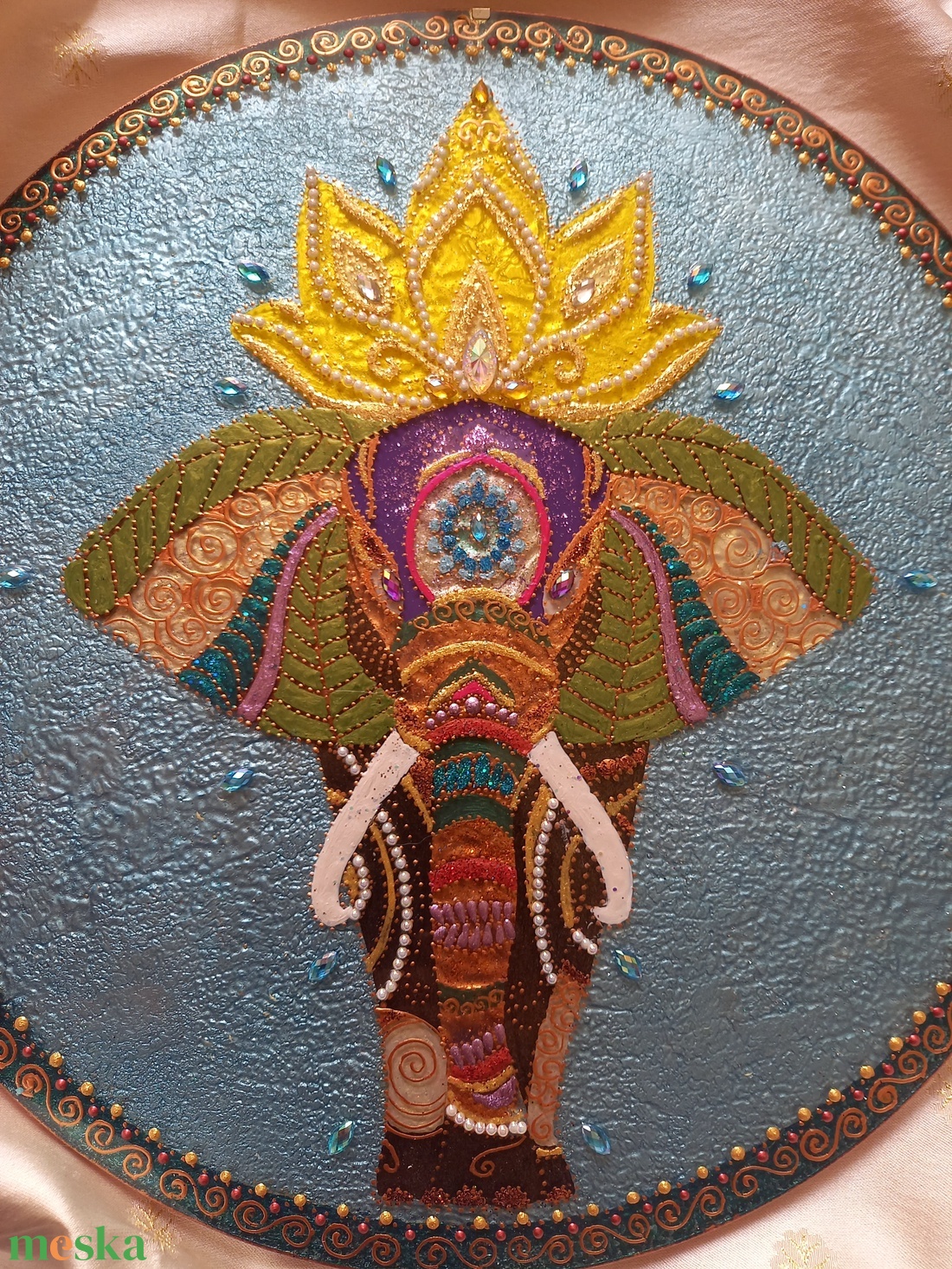 Elefántos Mandala - otthon & életmód - dekoráció - spiritualitás - mandala - Meska.hu