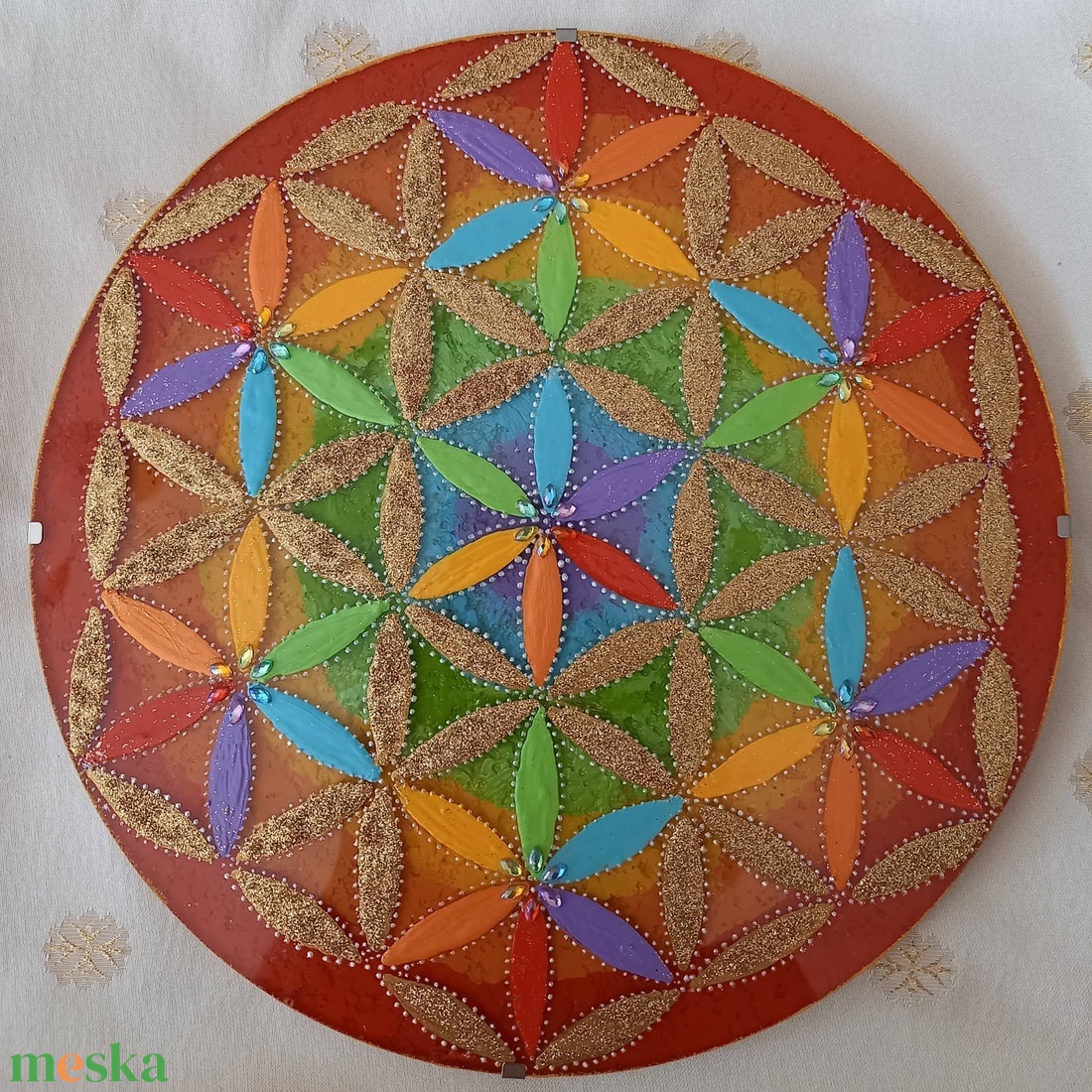 Életvirág Mandala  - otthon & lakás - dekoráció - spiritualitás - mandala - Meska.hu