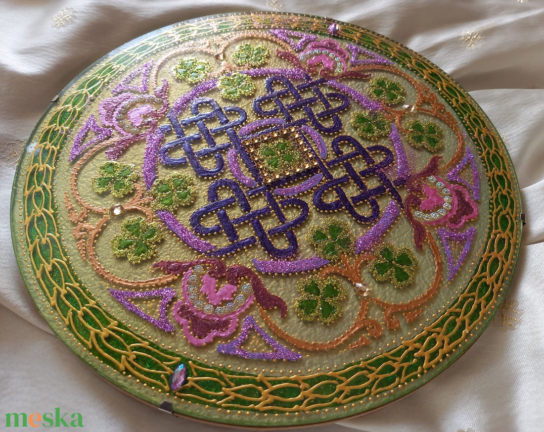 Szerencse, Gazdagság és Hosszú Élet Csomója Mandala - otthon & életmód - dekoráció - spiritualitás - mandala - Meska.hu Szerencse, Gazdagság és Hosszú Élet Csomója Mandala - otthon & életmód - dekoráció - spiritualitás - mandala - Meska.hu