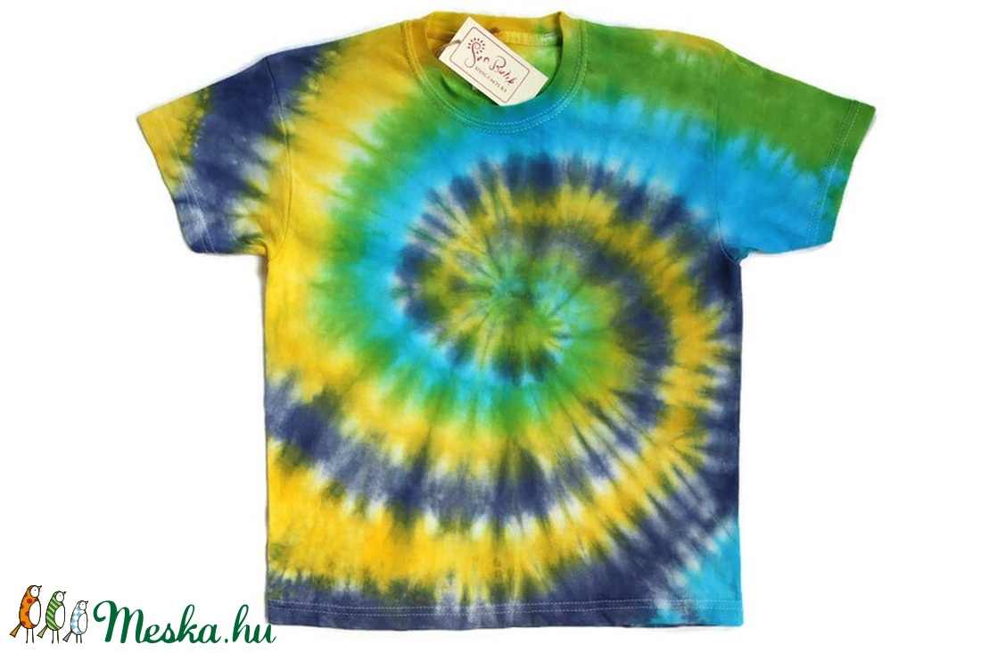 Batikolt póló (PO_6) - ruha & divat - Meska.hu