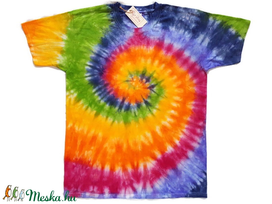 Batikolt póló (PO_51) - ruha & divat - Meska.hu