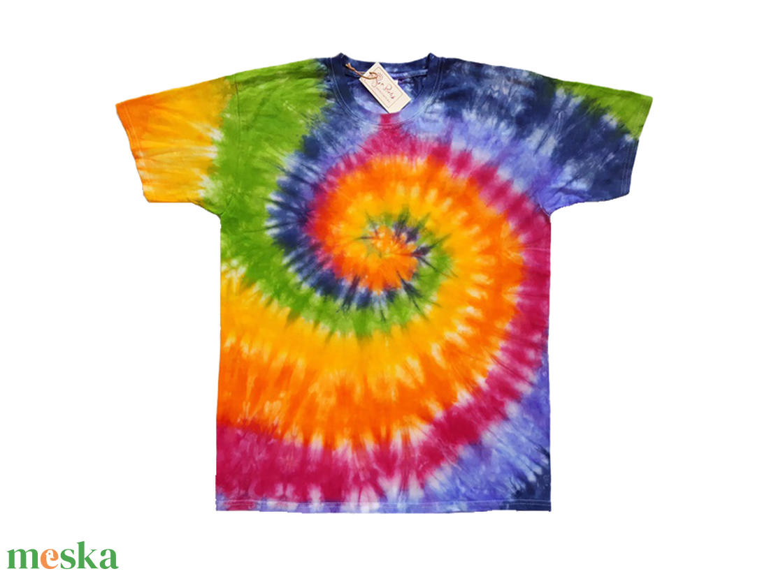 Batikolt póló - Mediterrán - ruha & divat - női ruha - póló, felső - Meska.hu