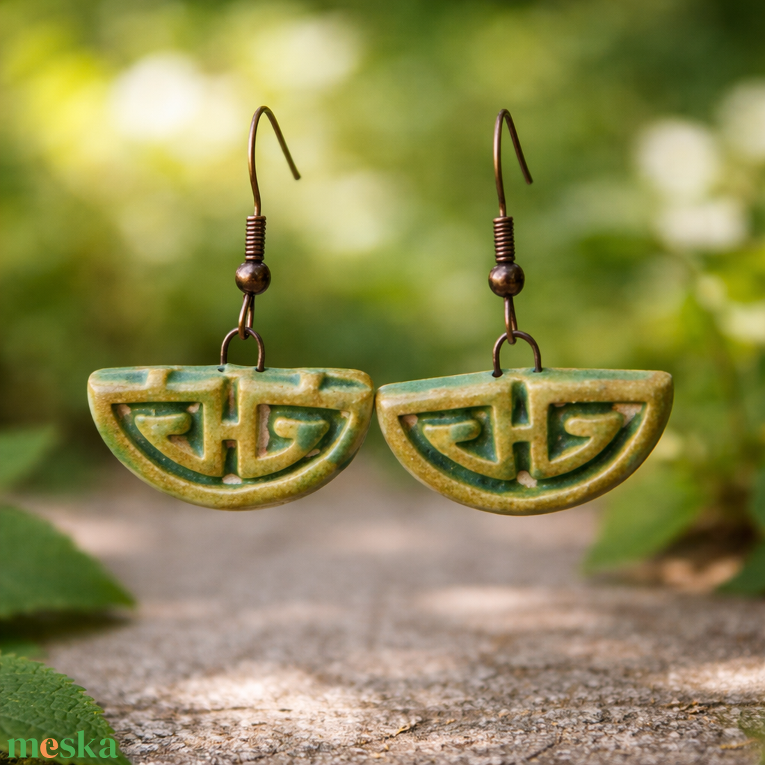 Antik görög ív � fülbevaló - ékszer - fülbevaló - lógó fülbevaló - Meska.hu