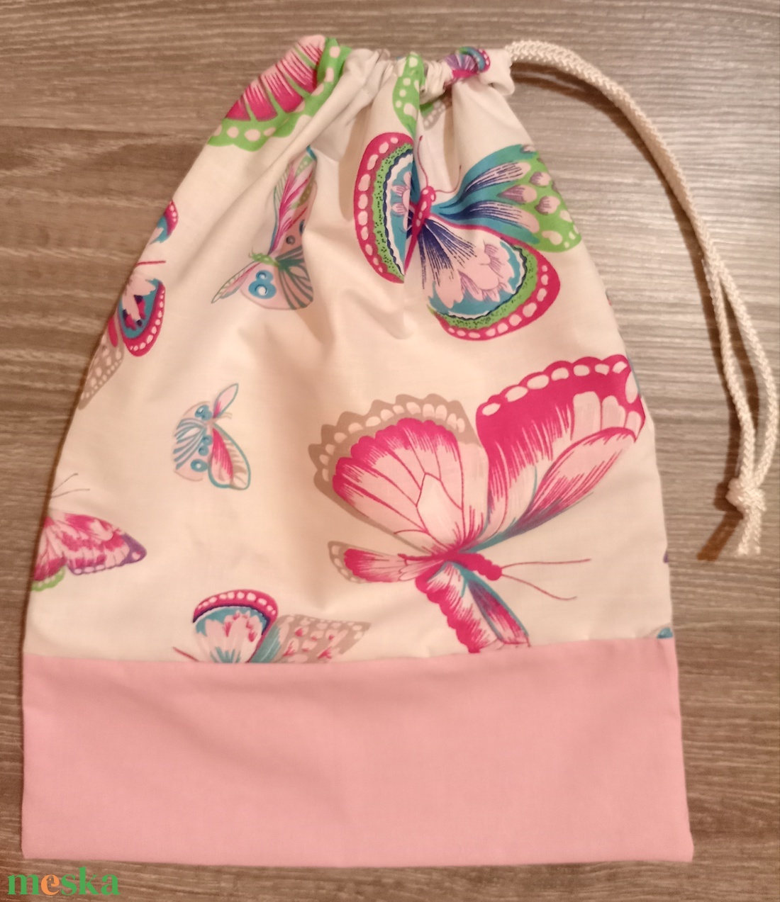 Pillangós oviszsák tornazsákkal - játék & sport - ovis felszerelés - ovis szett - Meska.hu