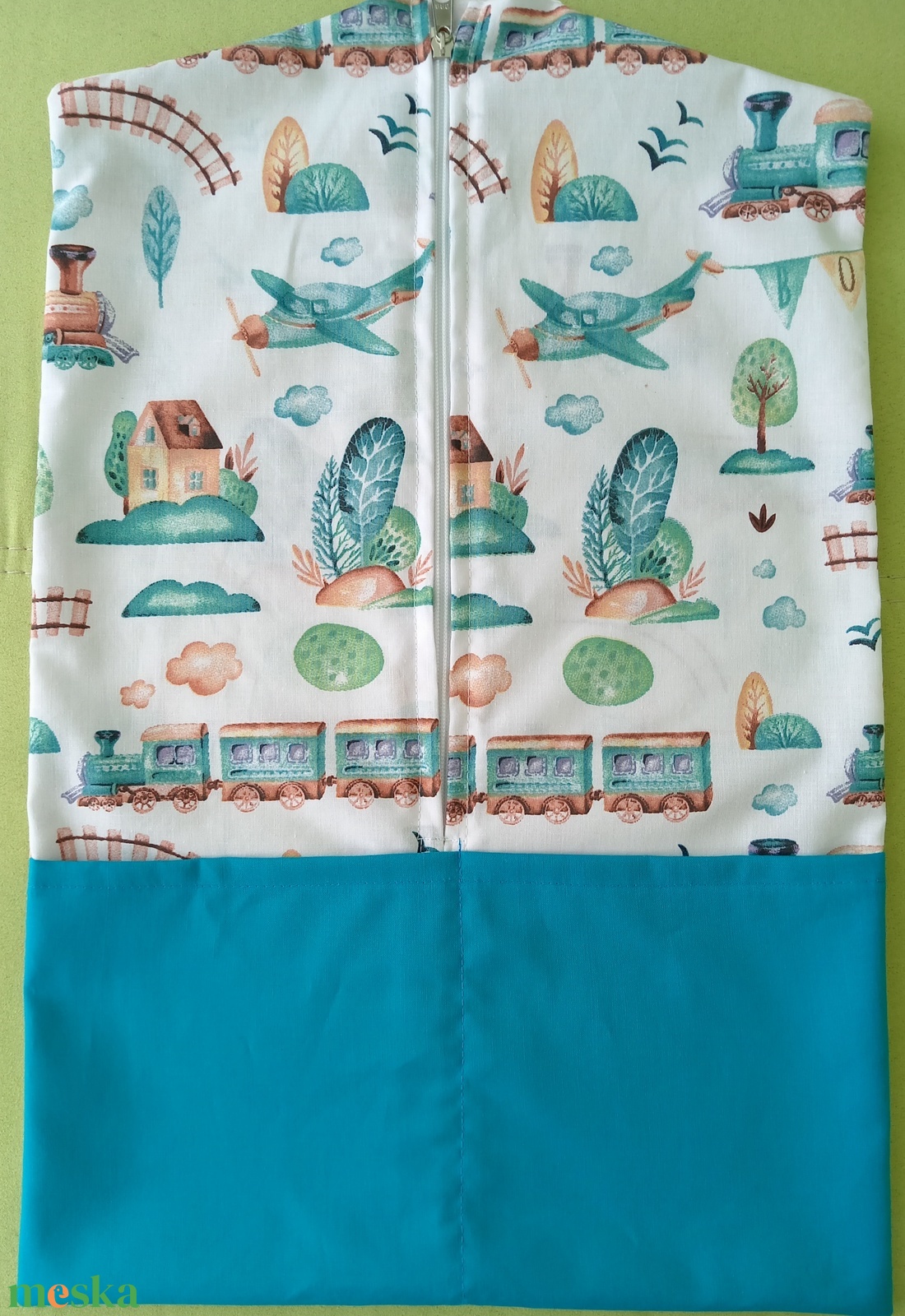 Vonatos, repülős oviszsák tornazsákkal - játék & sport - ovis felszerelés - ovis szett - Meska.hu