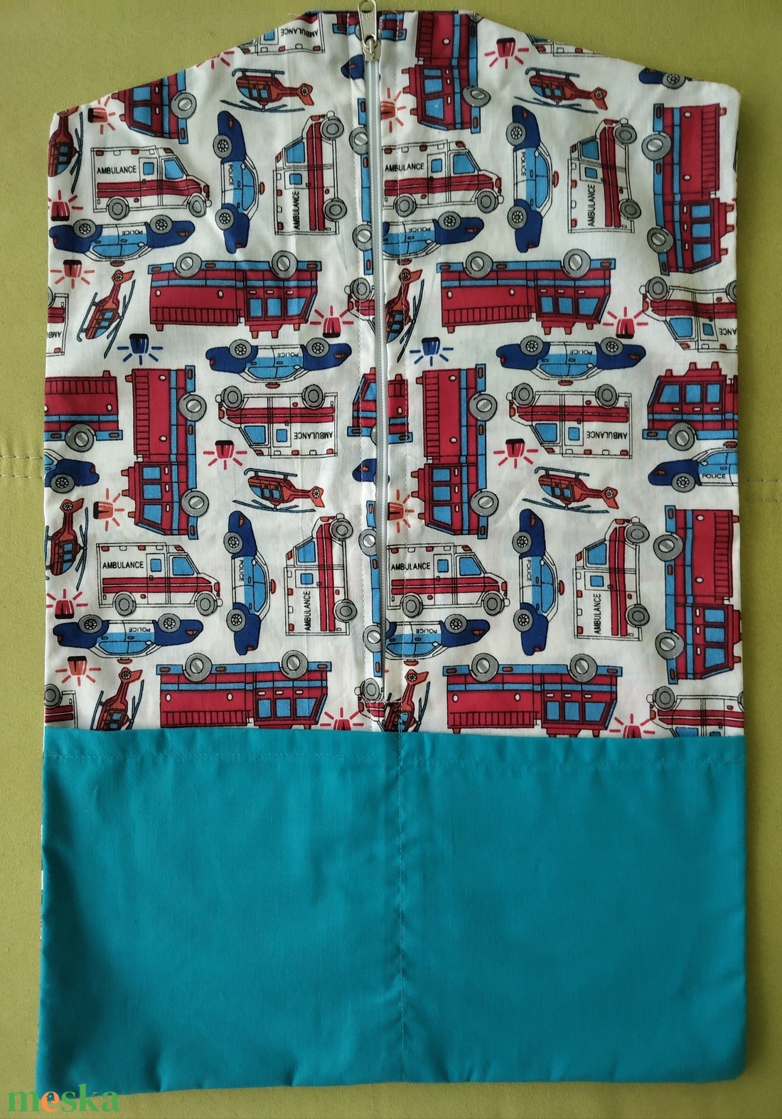 Rendőrös, tűzoltós oviszsák tornazsákkal - játék & sport - ovis felszerelés - ovis szett - Meska.hu