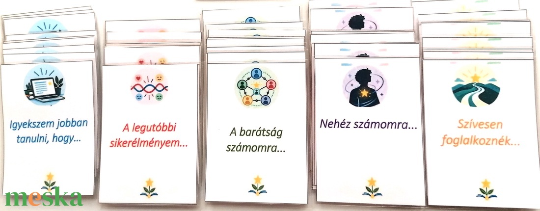 Iskolai beszélgetőkártyák 11-14 éves korig - diy (csináld magad) - egységcsomag - Meska.hu