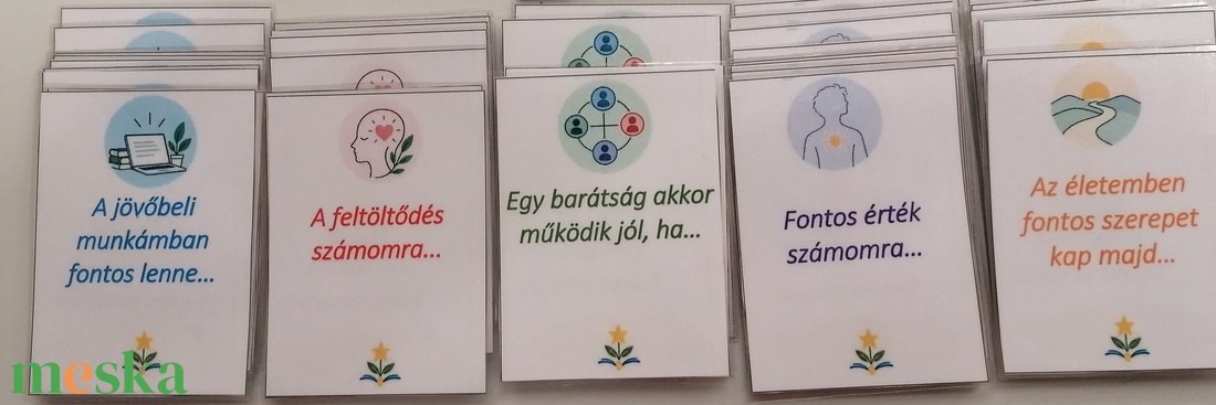 Iskolai beszélgetőkártyák középiskolásoknak - diy (csináld magad) - egységcsomag - Meska.hu