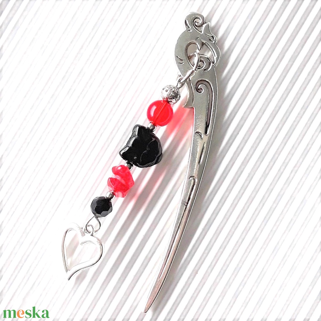 Könyvjelző Szerelmes cica - könyv & zene - könyvjelző - Meska.hu