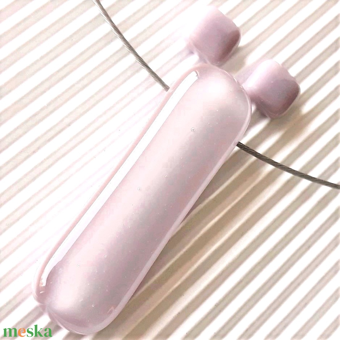 AKCIÓS! - Sápadt rózsaszín elegáns üveg medál és fülbevaló, NEMESACÉL/ORVOSI FÉM, minimal design, üvegékszer szett - ékszer - ékszerszett - Meska.hu AKCIÓS! - Sápadt rózsaszín elegáns üveg medál és fülbevaló, NEMESACÉL/ORVOSI FÉM, minimal design, üvegékszer szett - ékszer - ékszerszett - Meska.hu