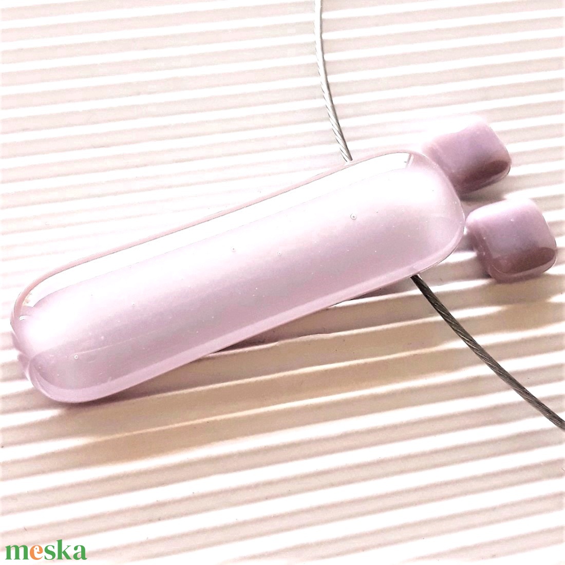 AKCIÓS! - Sápadt rózsaszín elegáns üveg medál és fülbevaló, NEMESACÉL/ORVOSI FÉM, minimal design, üvegékszer szett - ékszer - ékszerszett - Meska.hu AKCIÓS! - Sápadt rózsaszín elegáns üveg medál és fülbevaló, NEMESACÉL/ORVOSI FÉM, minimal design, üvegékszer szett - ékszer - ékszerszett - Meska.hu