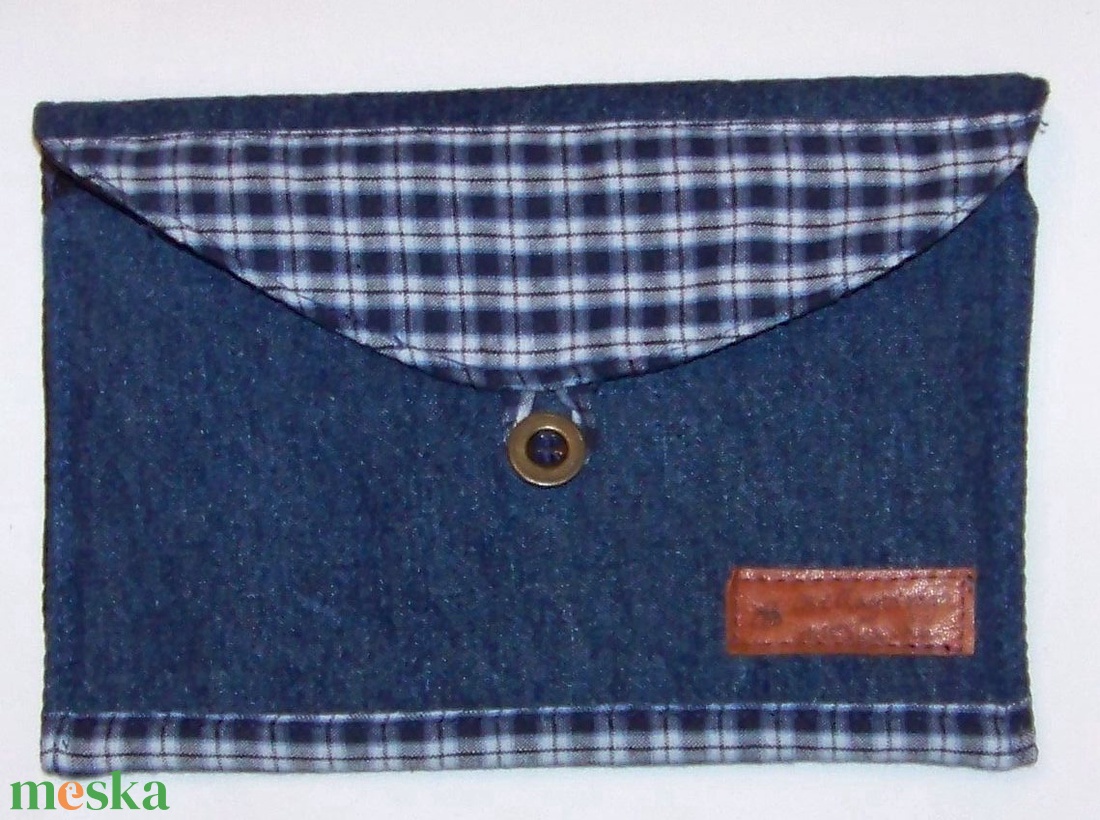 Eü kiskönyv tartó tok, farmer és kockás, puha boríték, tasak, borító, bélelt, NoWaste, denim - otthon & életmód - papír, írószer - könyv- és füzetborító - Meska.hu Eü kiskönyv tartó tok, farmer és kockás, puha boríték, tasak, borító, bélelt, NoWaste, denim - otthon & életmód - papír, írószer - könyv- és füzetborító - Meska.hu