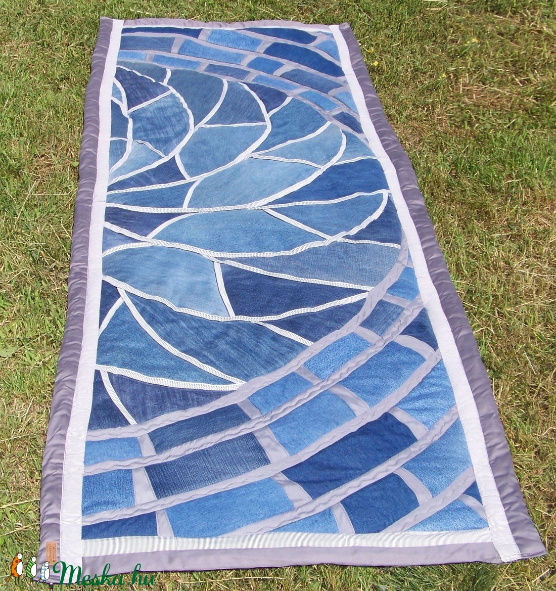 Falvédő, puha és vastag, szőnyeg, piknik takaró, napozó, falikép, farmer patchwork, bevezető áron!  -  - Meska.hu