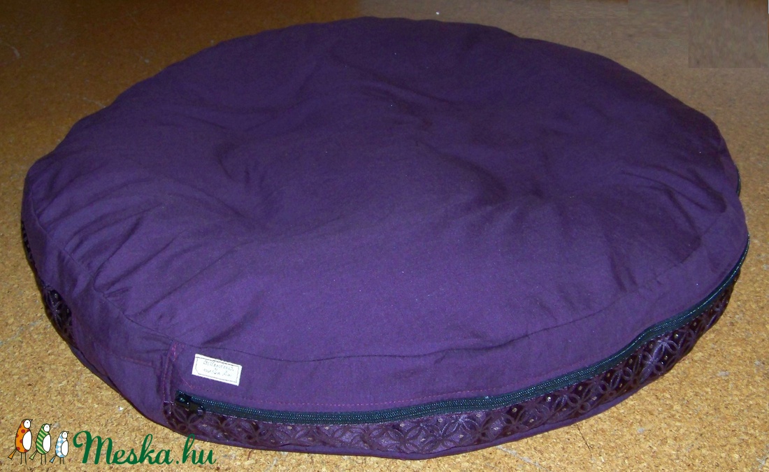 Csepphinta, 70 cm babzsák párnával, sötét lila  arany, bevezető áron -  - Meska.hu