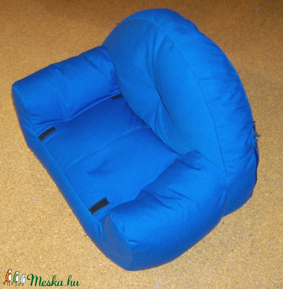 Babzsák fotel, babafotel, türkiz, járműves, mosható huzattal       - otthon & életmód - bútor - babzsák - Meska.hu