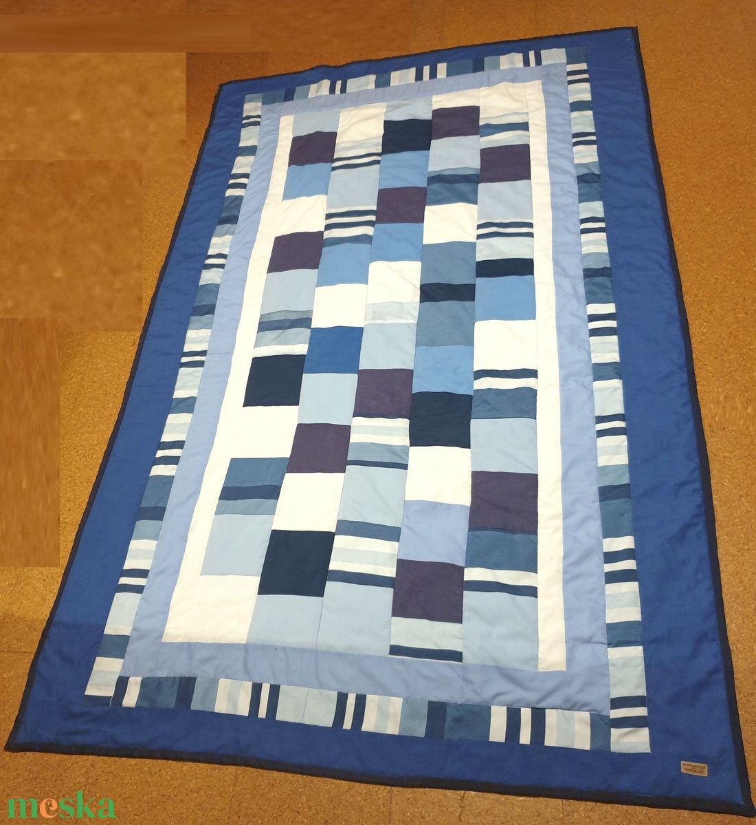 The Sea: ágytakaró, kék - fehér patchwork. Új, egyedi, kézműves termék - otthon & életmód - lakástextil - ágytakaró - Meska.hu The Sea: ágytakaró, kék - fehér patchwork. Új, egyedi, kézműves termék - otthon & életmód - lakástextil - ágytakaró - Meska.hu