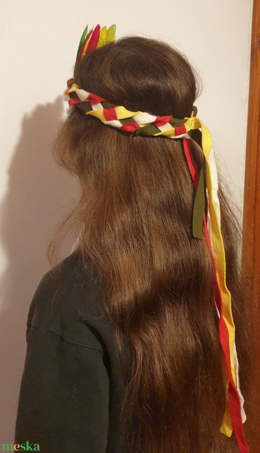 Indián fejpánt, 4 tollal. Új, egyedi, kézműves termék  - ruha & divat - jelmez & álarc - jelmez - Meska.hu