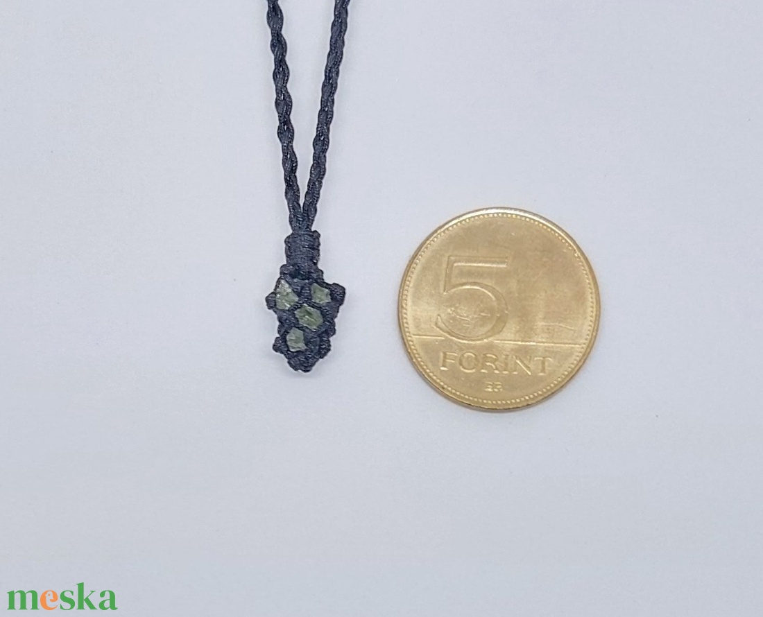 Moldavit nyaklánc, Moldavit ékszer - ékszer - nyaklánc - medálos nyaklánc - Meska.hu
