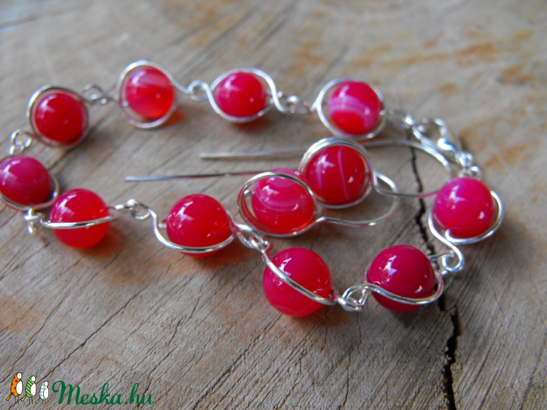 Cherry szett, karkötő fülbevalóval - ékszer - ékszerszett - Meska.hu Cherry szett, karkötő fülbevalóval - ékszer - ékszerszett - Meska.hu