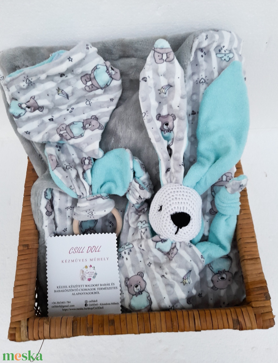 4 részes Babaváró-Babaköszöntő ajándék  - ékszer - fülbevaló - fülékszer - Meska.hu