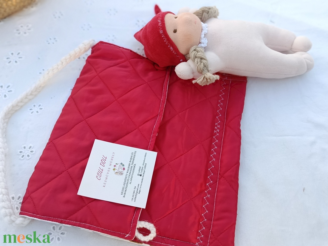 Karácsonyi csoda Hurcibálós Waldorf manóbaba - játék & sport - baba & babaház - babaruha, babakellék - Meska.hu