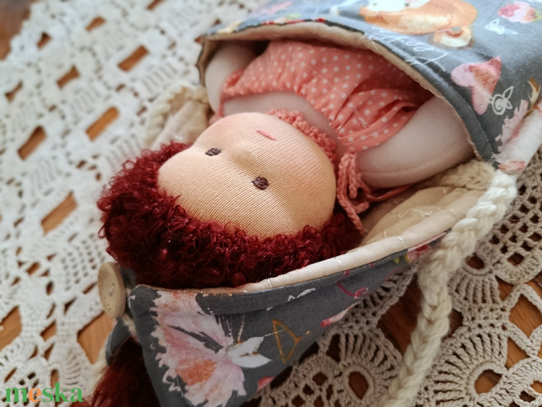 Hurcibálós Waldorf manóbaba a kis barát aki mindig kéznél van - játék & sport - baba & babaház - babaruha, babakellék - Meska.hu