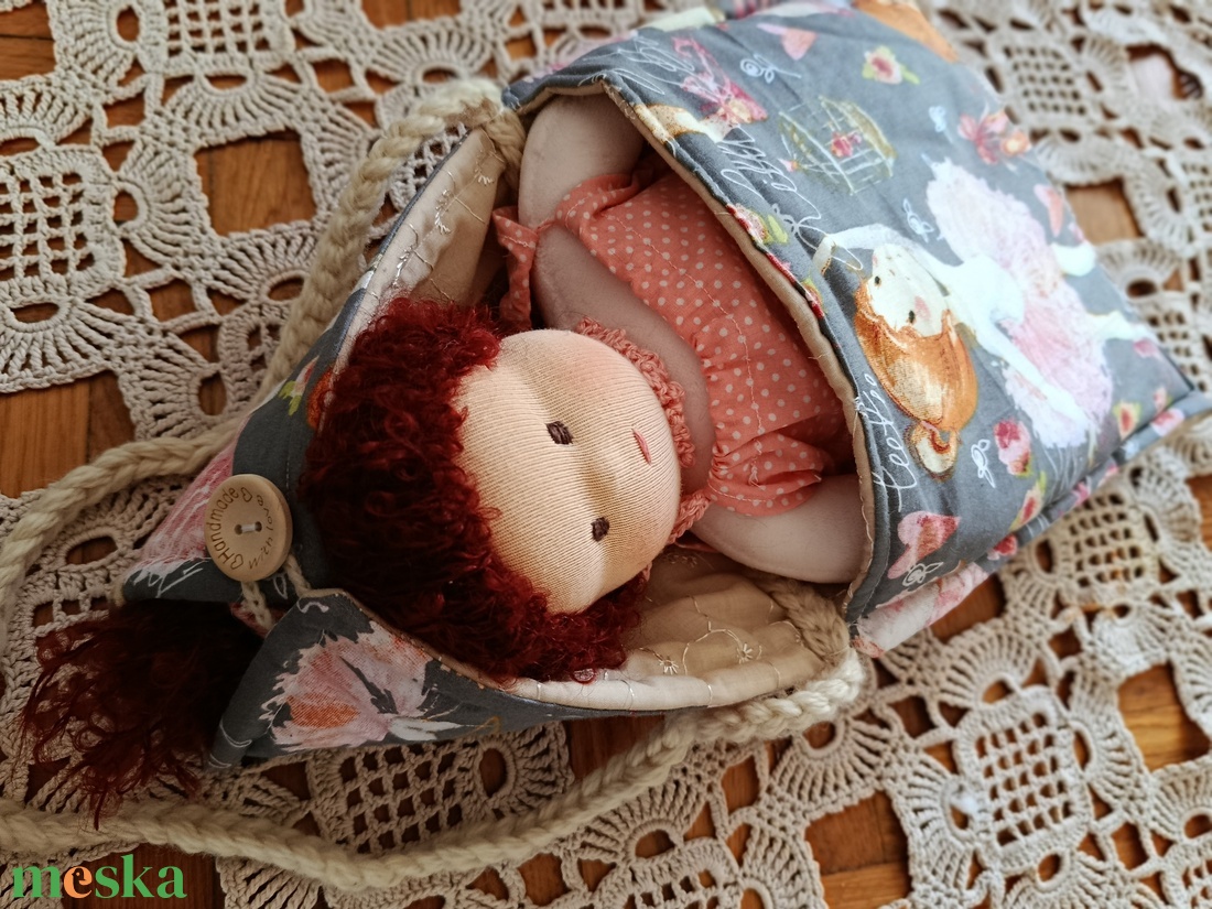 Hurcibálós Waldorf manóbaba a kis barát aki mindig kéznél van - játék & sport - baba & babaház - babaruha, babakellék - Meska.hu
