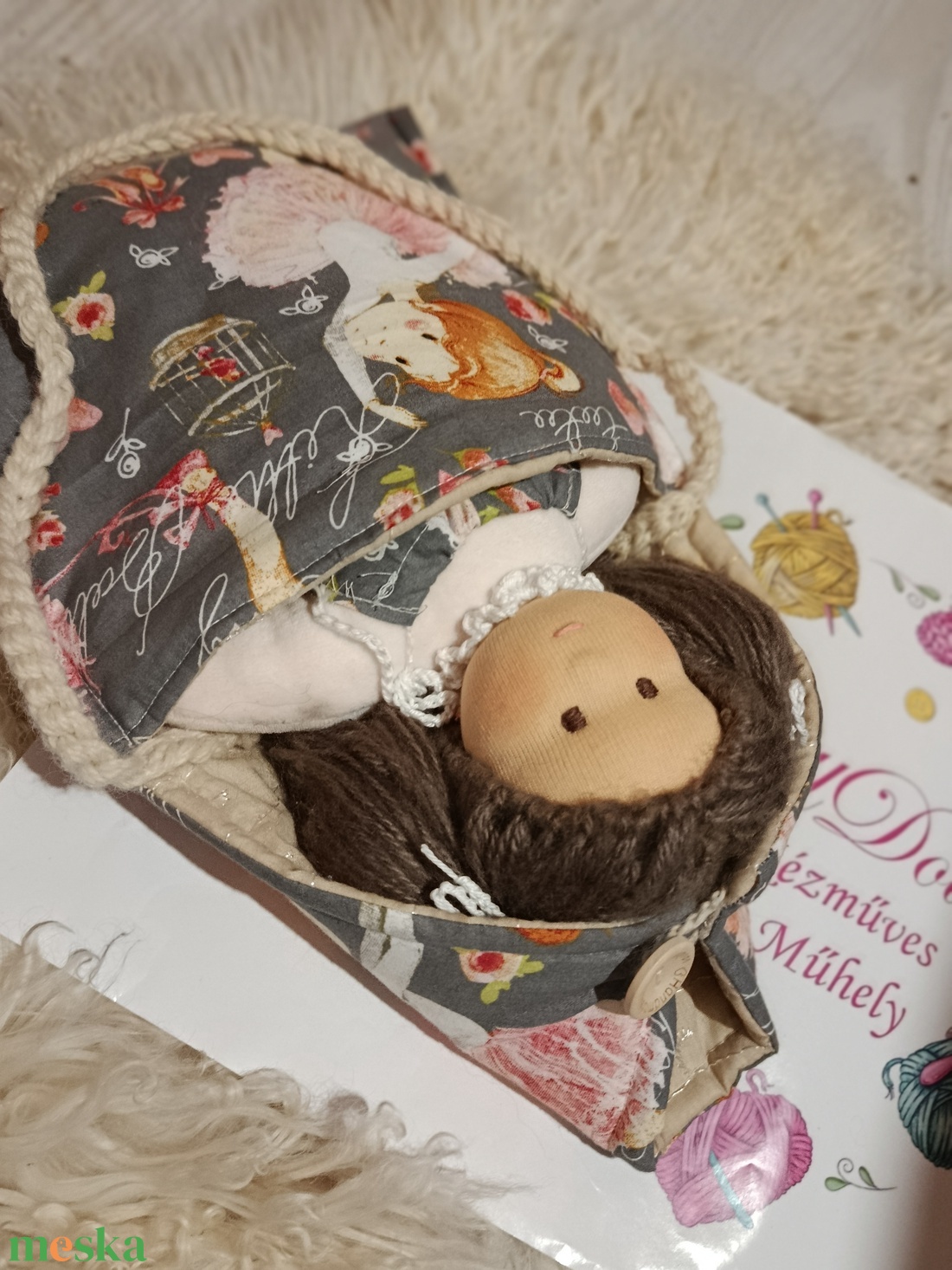 Hurcibálós Waldorf manóbaba a kis barát aki mindig kéznél van - játék & sport - baba & babaház - babaruha, babakellék - Meska.hu