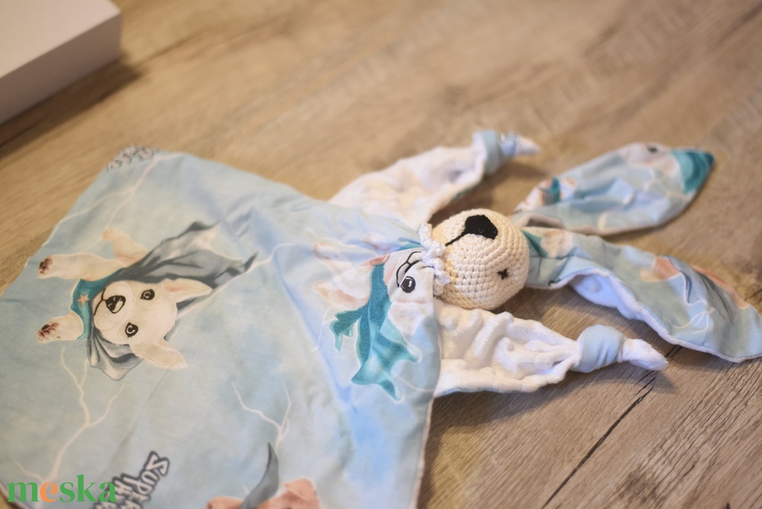 Gyönyörű Babaváró-Babaköszöntő ajándék szett kutyusos mintával - baba - mama - babalátogató ajándékcsomag - Meska.hu