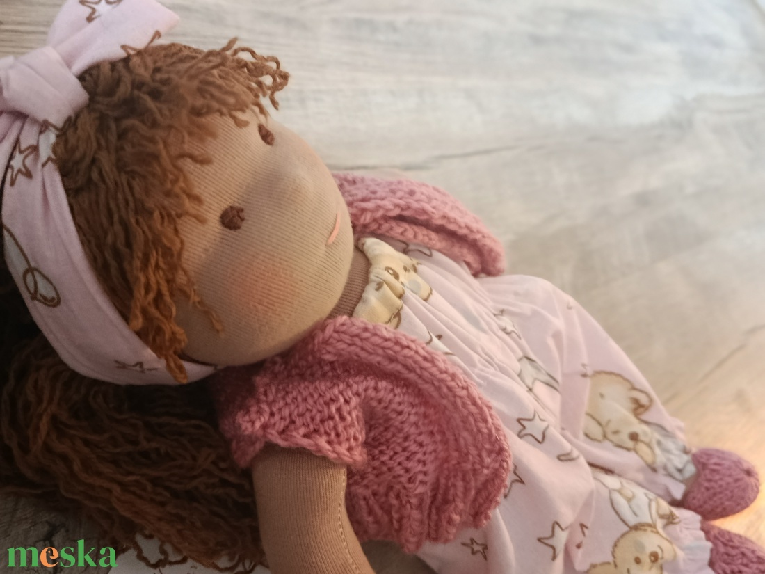  Tündéri ölelnivaló Waldorf baba  - játék & sport - baba & babaház - öltöztethető baba - Meska.hu