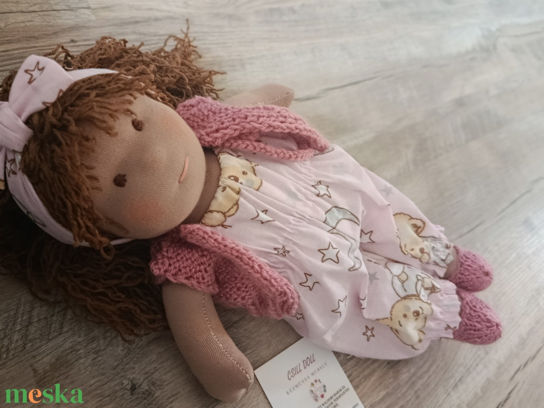 Tündéri ölelnivaló Waldorf baba  - játék & sport - baba & babaház - öltöztethető baba - Meska.hu