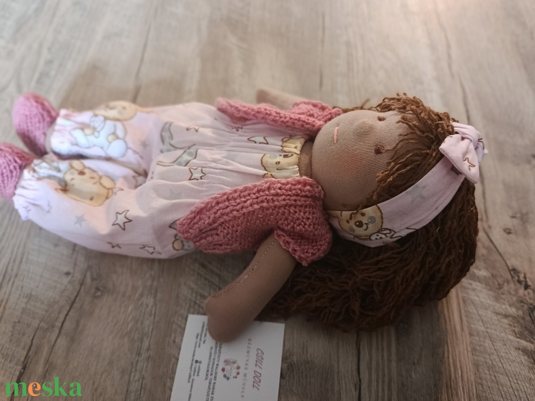  Tündéri ölelnivaló Waldorf baba  - játék & sport - baba & babaház - öltöztethető baba - Meska.hu
