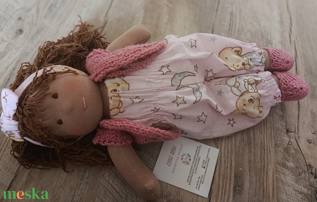  Tündéri ölelnivaló Waldorf baba  - játék & sport - baba & babaház - öltöztethető baba - Meska.hu